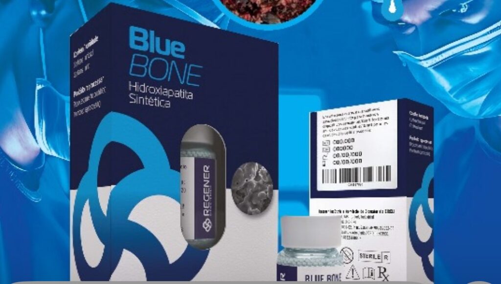 Blue Bone - caixa do enxerto osseo odontologico ZionBio